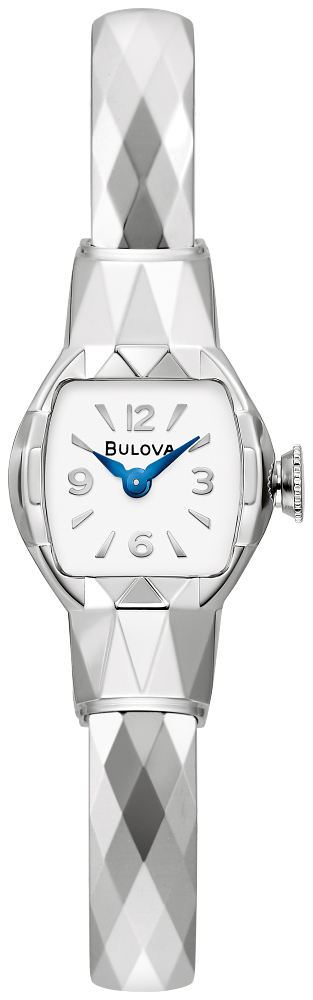 Bulova 96L333 American Girl Bangle Ladies Watch - Silver